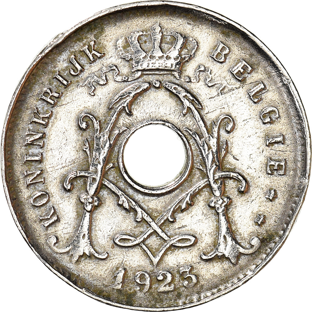 Munten, België, Albert I, 5 Centimes, 1923, ZF, Cupro-nikkel, KM:67