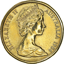 Münze, Australien, Elizabeth II, Dollar, 1984, Royal Australian Mint, SS+