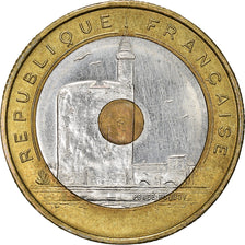 Monnaie, France, Jeux Méditerranéens, 20 Francs, 1993, TTB+, Tri-Metallic