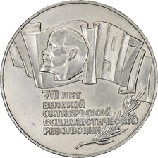 Coin, Russia, 5 Roubles, 1987, AU(55-58), Copper-nickel, KM:208