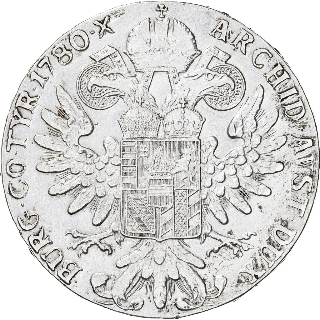 Coin, Austria, Joseph II, Thaler, 1780, Restrike, EF(40-45), Silver, KM:T1