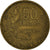 Moneda, Francia, Guiraud, 50 Francs, 1954, Beaumont - Le Roger, MBC, Aluminio -