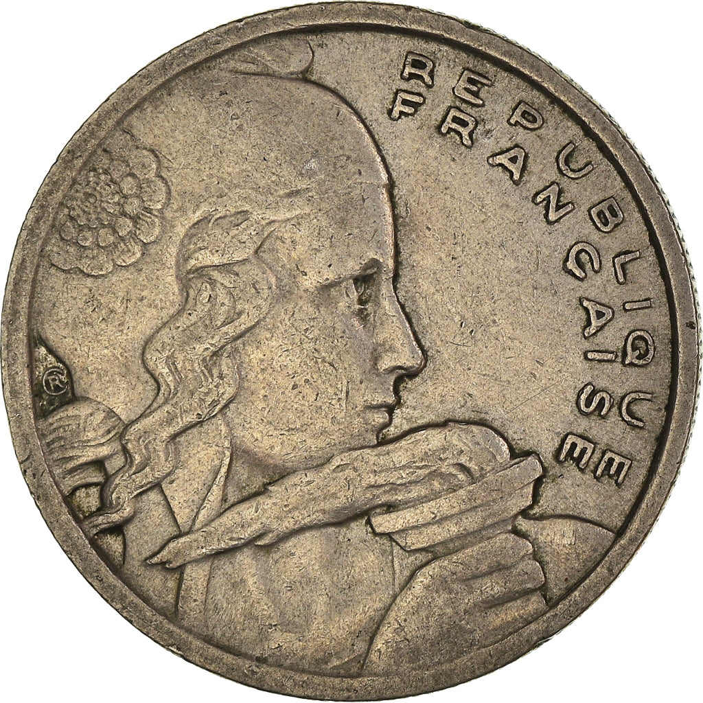 Moeda, França, Cochet, 100 Francs, 1954, Paris, EF(40-45), Cobre-níquel