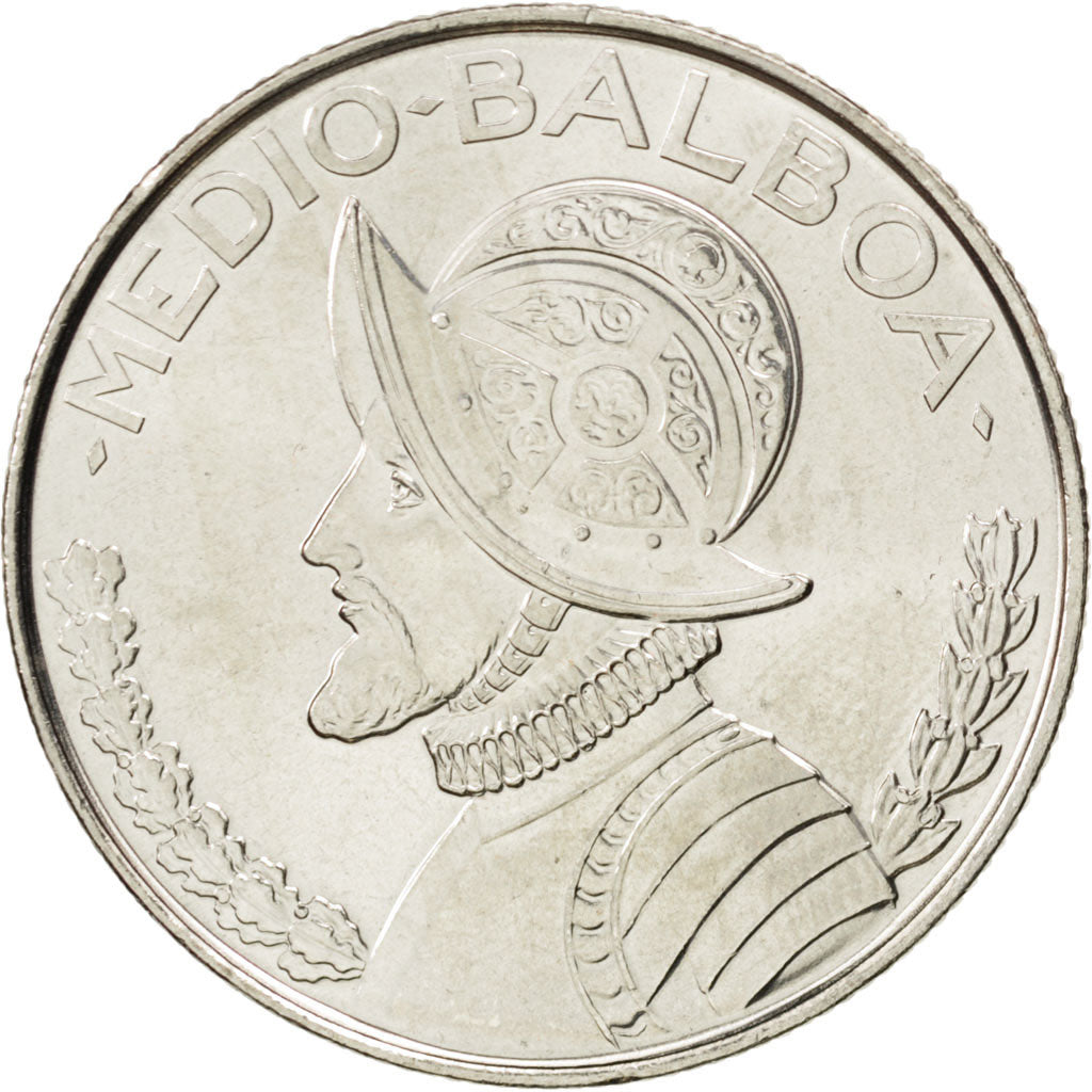 PANAMA, 1/2 Balboa, 2008, Royal Canadian Mint, KM #129, MS(63), Copper-Nickel...