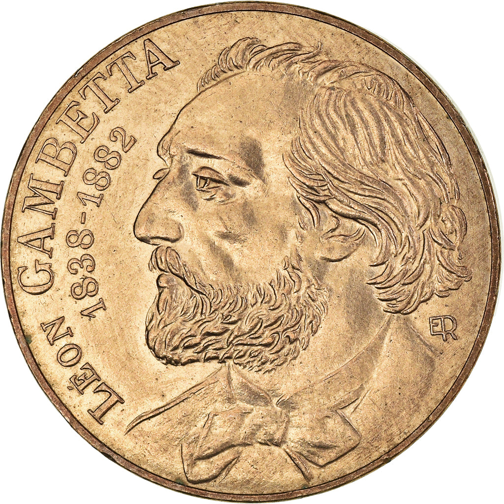 Coin, France, Gambetta, 10 Francs, 1982, AU(50-53), Nickel-Bronze, KM:950