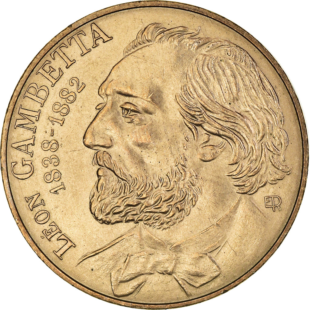 Coin, France, Gambetta, 10 Francs, 1982, AU(55-58), Nickel-Bronze, KM:950