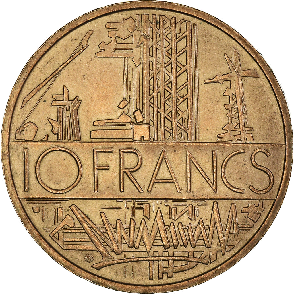 Coin, France, Mathieu, 10 Francs, 1978, Tranche B, AU(50-53), Nickel-brass
