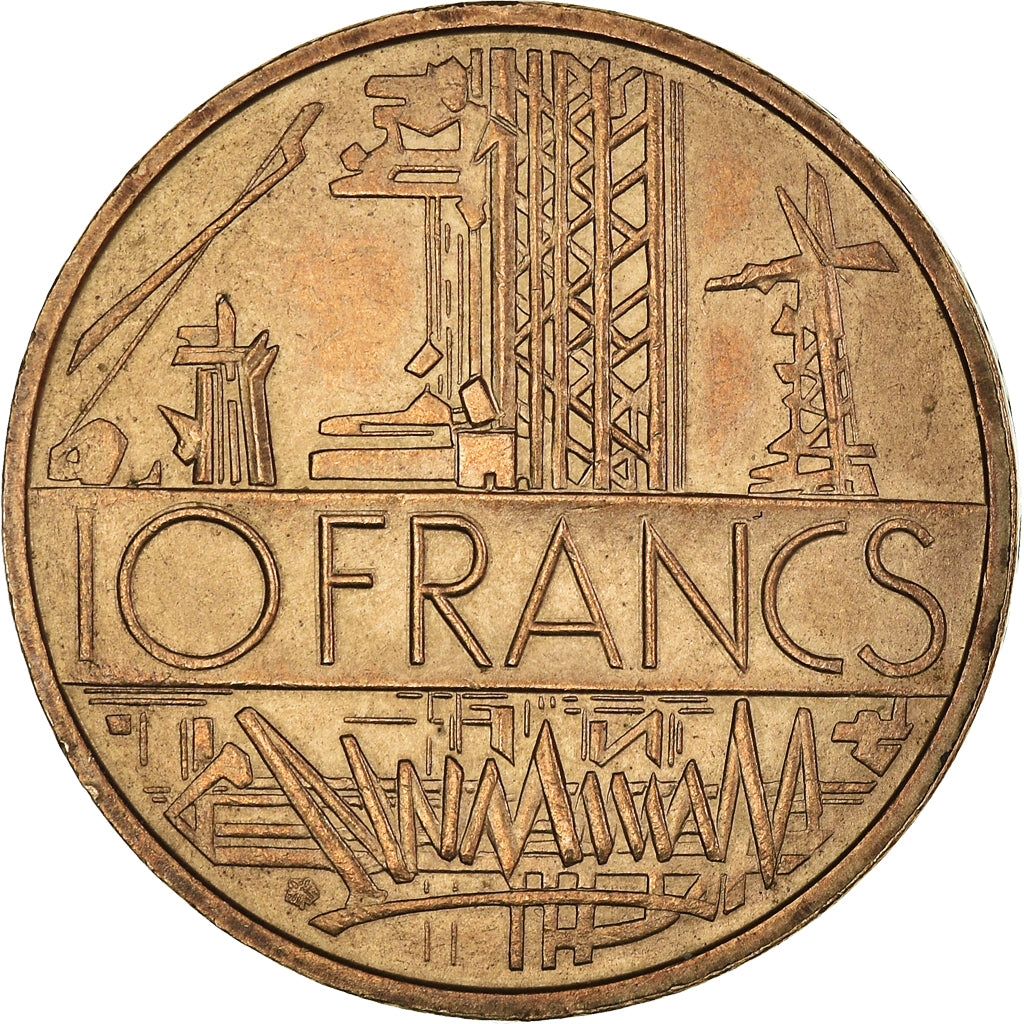 Monnaie, France, Mathieu, 10 Francs, 1979, Tranche B, TTB+, Nickel-Cuivre