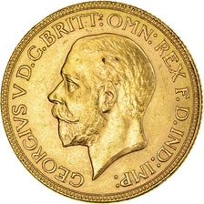 Coin, Australia, George V, Sovereign, 1930, Perth, AU(55-58), Gold, KM:29