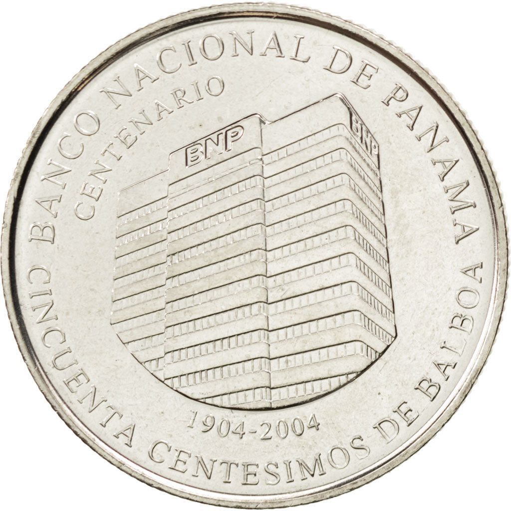 PANAMA, 50 Centesimos, 2009, Royal Canadian Mint, KM #139, MS(63),...