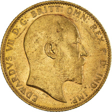 Münze, Australien, Edward VII, Sovereign, 1909, Sydney, VZ, Gold, KM:15