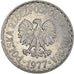 Moneta, Polonia, Zloty, 1977, Warsaw, SPL-, Alluminio, KM:49.1