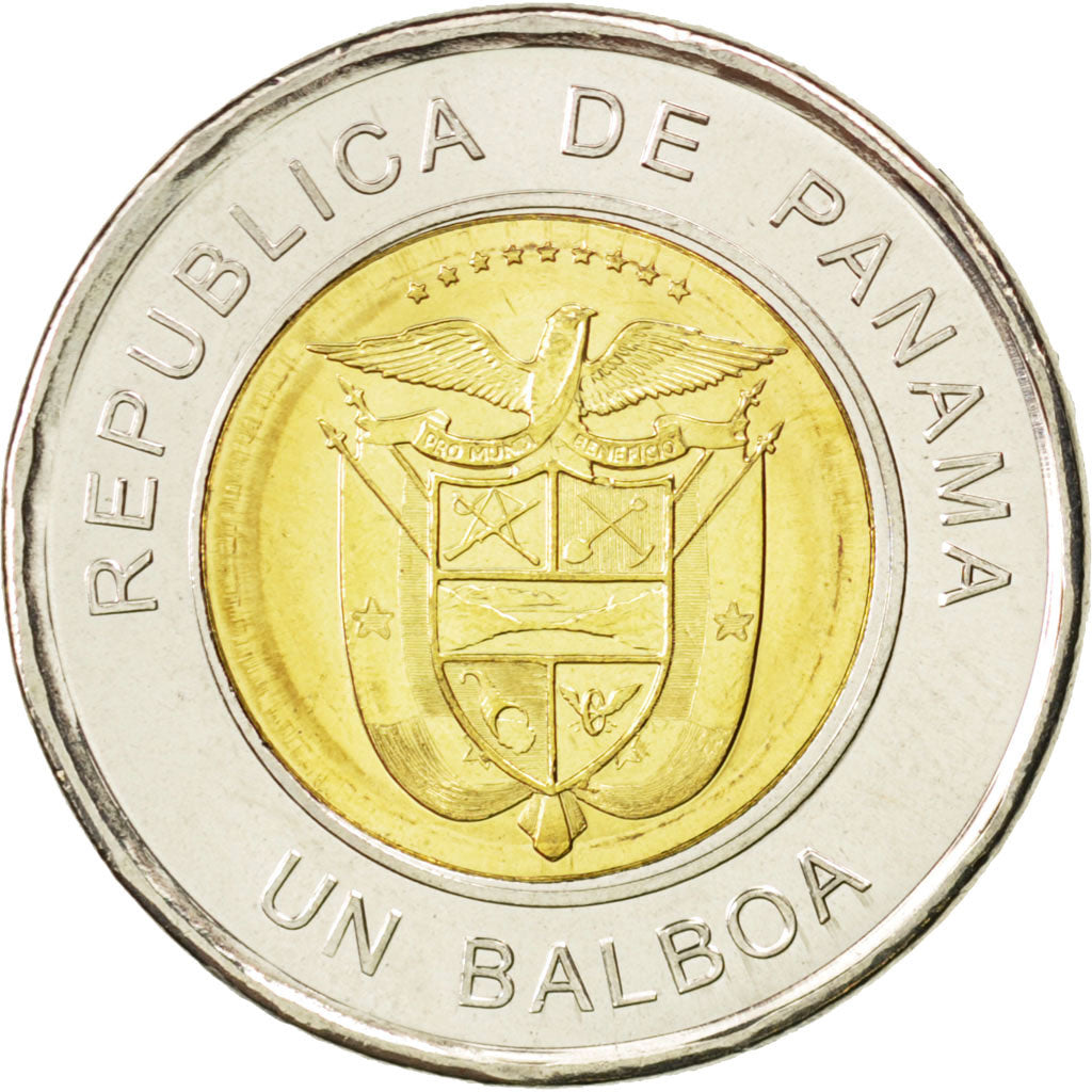 PANAMA, Balboa, 2011, Royal Canadian Mint, KM #141, MS(63), Bi-Metallic, 26.5,..