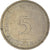 Coin, GERMANY - FEDERAL REPUBLIC, 5 Mark, 1975, Stuttgart, EF(40-45)