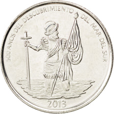 Panama, 1/2 Balboa, 2013, KM #New, MS(63), Copper-Nickel Clad Copper, 11.24