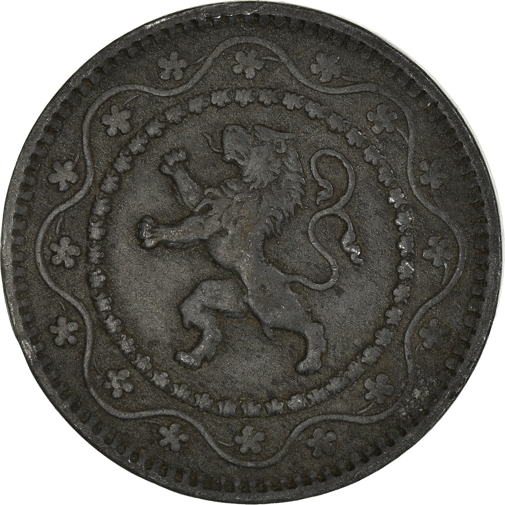 Coin, Belgium, Albert I, 10 Centimes, 1916, EF(40-45), Zinc, KM:81