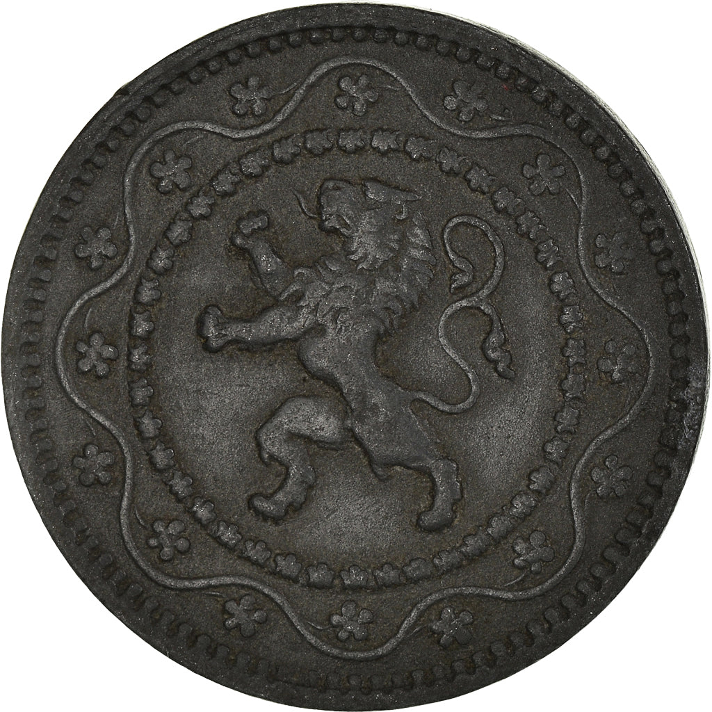 Coin, Belgium, Albert I, 10 Centimes, 1916, EF(40-45), Zinc, KM:81