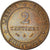 Moeda, França, Cérès, 2 Centimes, 1895, Paris, AU(50-53), Bronze, KM:827.1