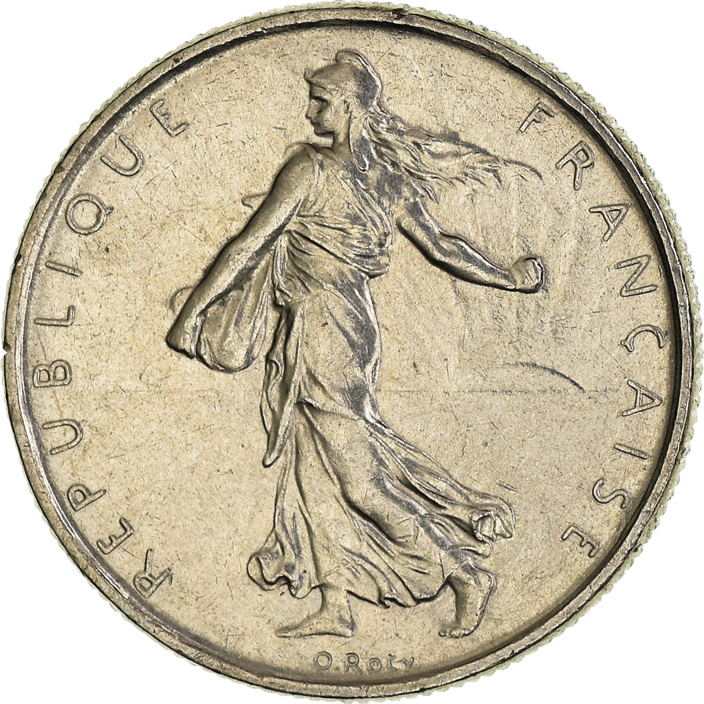 Coin, France, Semeuse, 1/2 Franc, 1965, Paris, AU(50-53), Nickel, KM:931.1