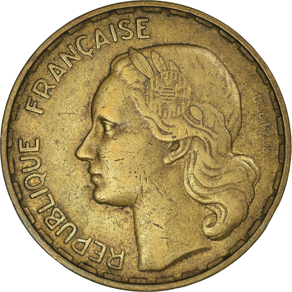Monnaie, France, Guiraud, 50 Francs, 1953, Paris, TTB+, Bronze-Aluminium