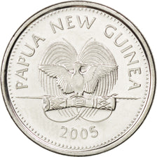 Monnaie, Papua New Guinea, 5 Toea, 2005, SPL, Nickel plated steel, KM:3a