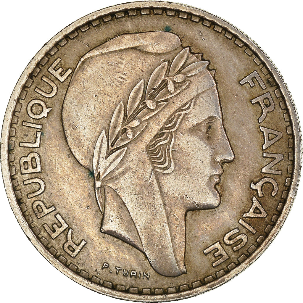Coin, Algeria, 100 Francs, 1952, Paris, EF(40-45), Copper-nickel, KM:93