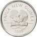 Coin, Papua New Guinea, 5 Toea, 2005, MS(63), Nickel plated steel, KM:3a