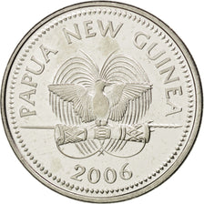 PAPUA NEW GUINEA, 10 Toea, 2006, KM #4a, MS(63), Nickel Plated Steel, 23.72,...