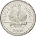 PAPUA NEW GUINEA, 10 Toea, 2006, KM #4a, MS(63), Nickel Plated Steel, 23.72,...