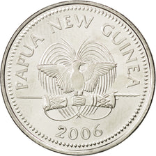 Moneta, Papua Nuova Guinea, 10 Toea, 2006, SPL, Acciaio placcato nichel, KM:4a