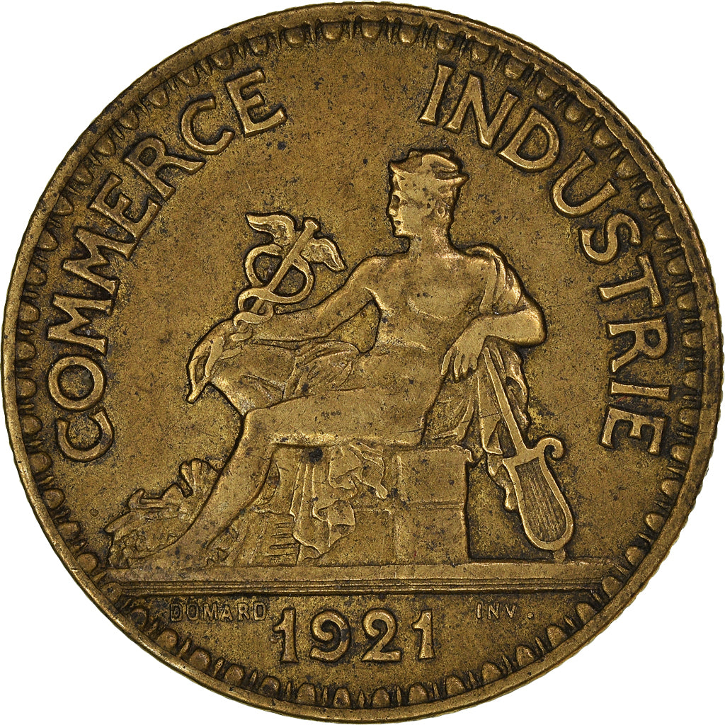 Moeda, França, Chambre de commerce, 2 Francs, 1921, Paris, EF(40-45)