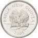 PAPUA NEW GUINEA, 20 Toea, 2005, KM #5a, MS(63), Nickel Plated Steel, 28.65,...