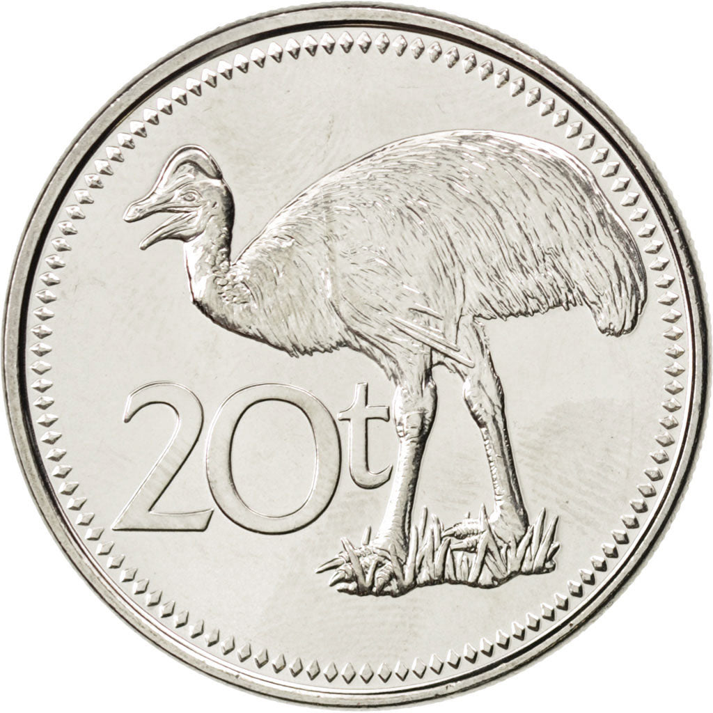 Papouasie-Nouvelle-Guinée, 20 Toea 2005, KM 5a