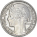 Munten, Frankrijk, Morlon, 2 Francs, 1947, ZF+, Aluminium, KM:886a.1