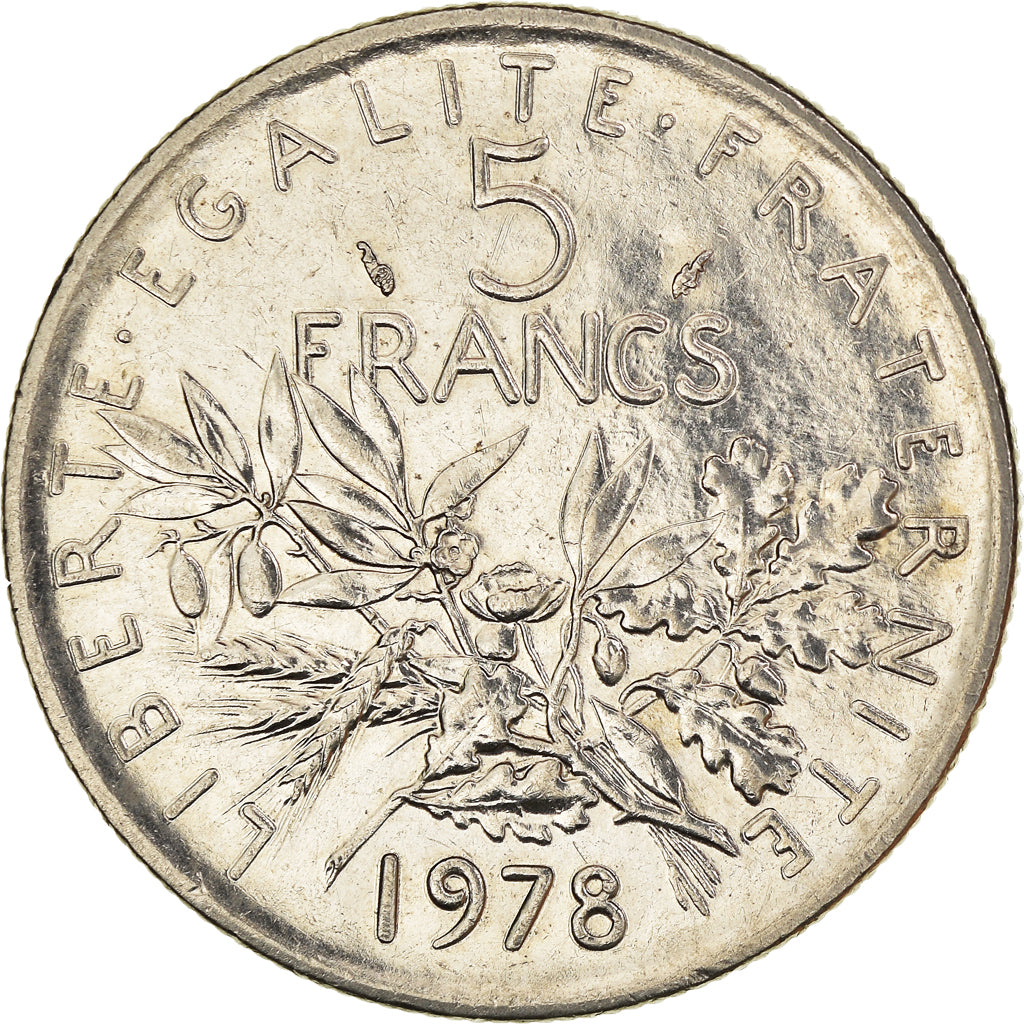 Monnaie, France, Semeuse, 5 Francs, 1978, Paris, TTB+, Nickel Clad