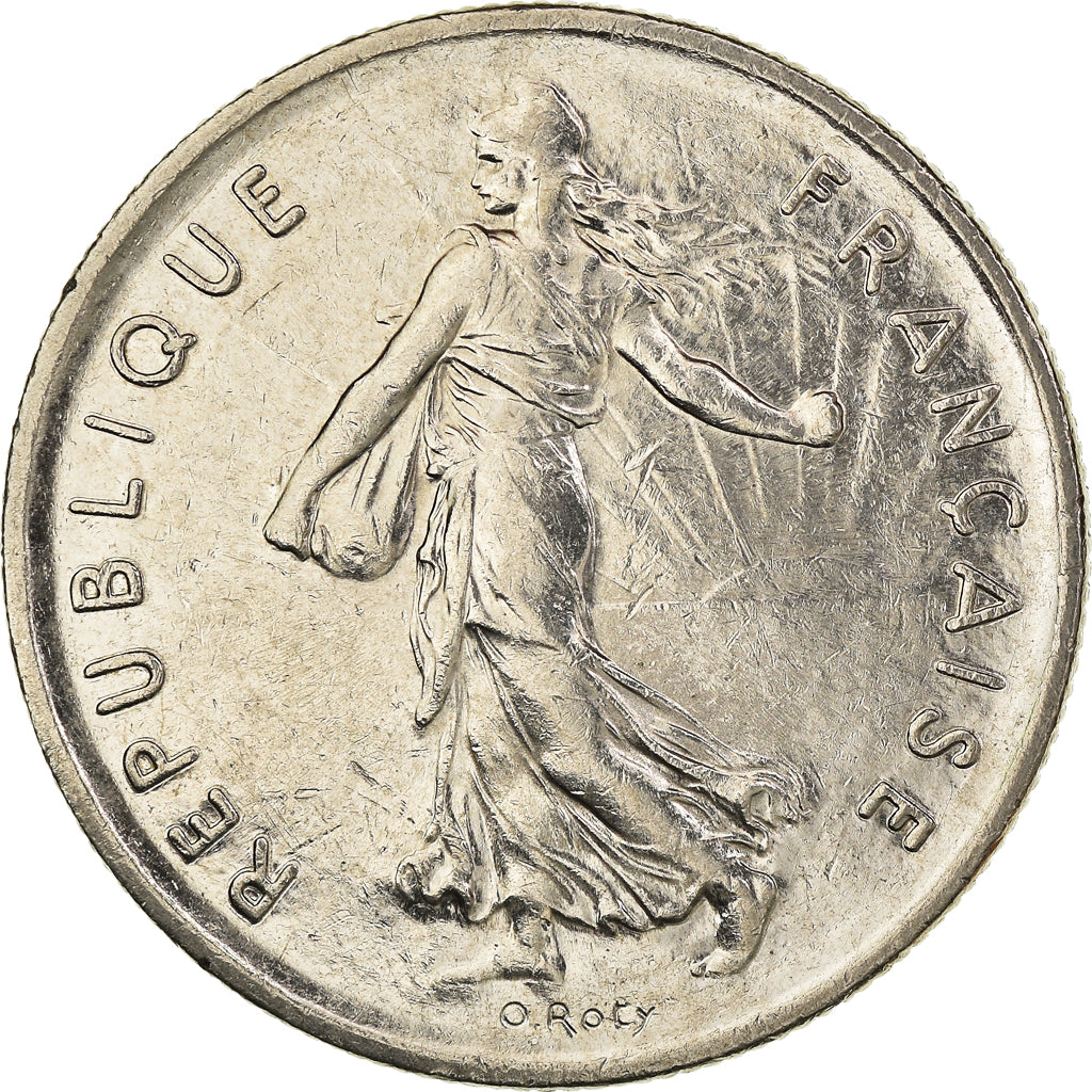 Moneda, Francia, Semeuse, 5 Francs, 1992, Paris, EBC, Níquel recubierto de