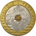 Coin, France, Mont Saint Michel, 20 Francs, 1993, AU(55-58), Tri-Metallic