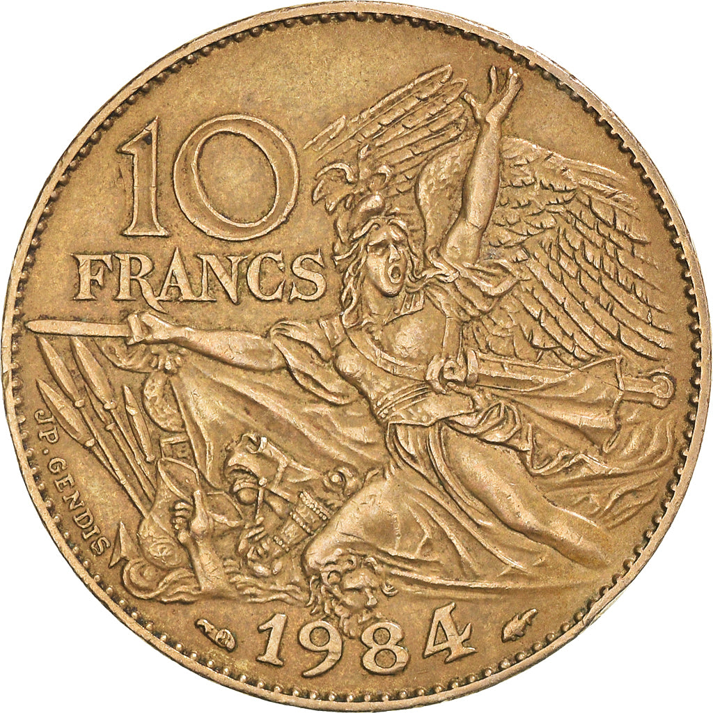 Munten, Frankrijk, François Rude, 10 Francs, 1984, Tranche B, ZF