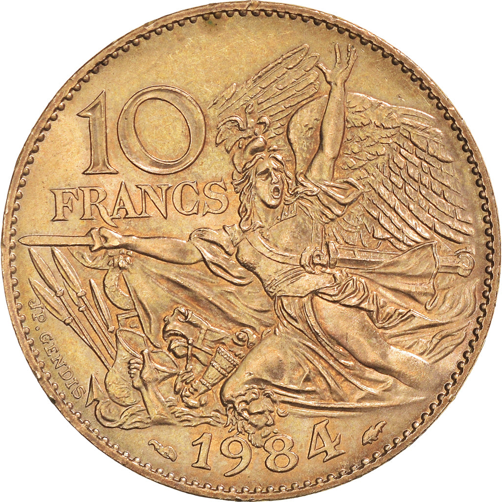 Monnaie, France, François Rude, 10 Francs, 1984, Tranche A, SUP, Nickel-Bronze