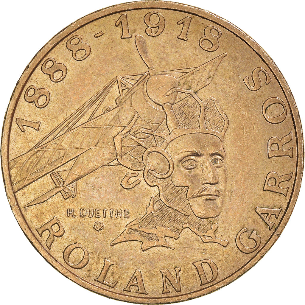 Coin, France, Roland Garros, 10 Francs, 1988, Tranche B, EF(40-45)