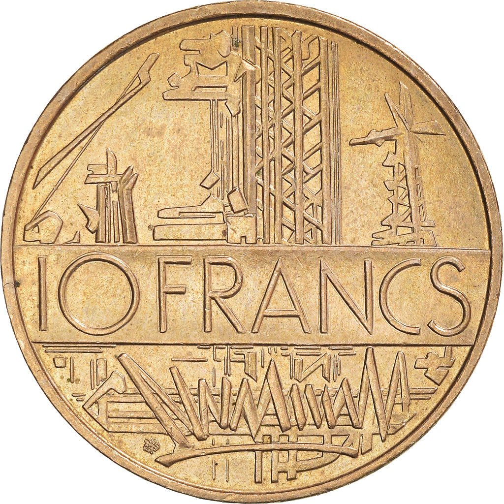 Monnaie, France, Mathieu, 10 Francs, 1987, Tranche B, TTB+, Nickel-Cuivre