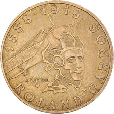 Monnaie, France, Roland Garros, 10 Francs, 1988, Tranche A, TTB