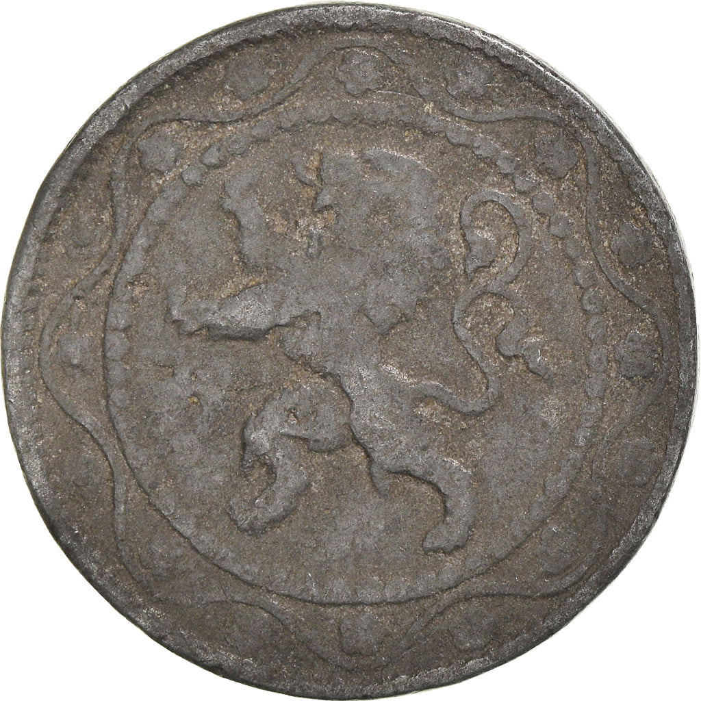Coin, Belgium, Albert I, 25 Centimes, 1918, VF(30-35), Zinc, KM:82