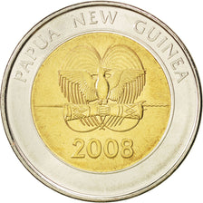 Moneda, Papúa-Nueva Guinea, 2 Kina, 2008, SC, Bimetálico, KM:51