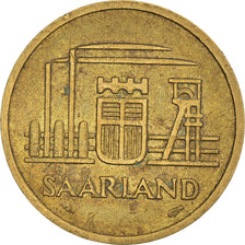 Münze, SAARLAND, 20 Franken, 1954, Paris, SS, Aluminum-Bronze, KM:2