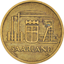 Monnaie, Saare, 50 Franken, 1954, Paris, TTB, Bronze-Aluminium, KM:3