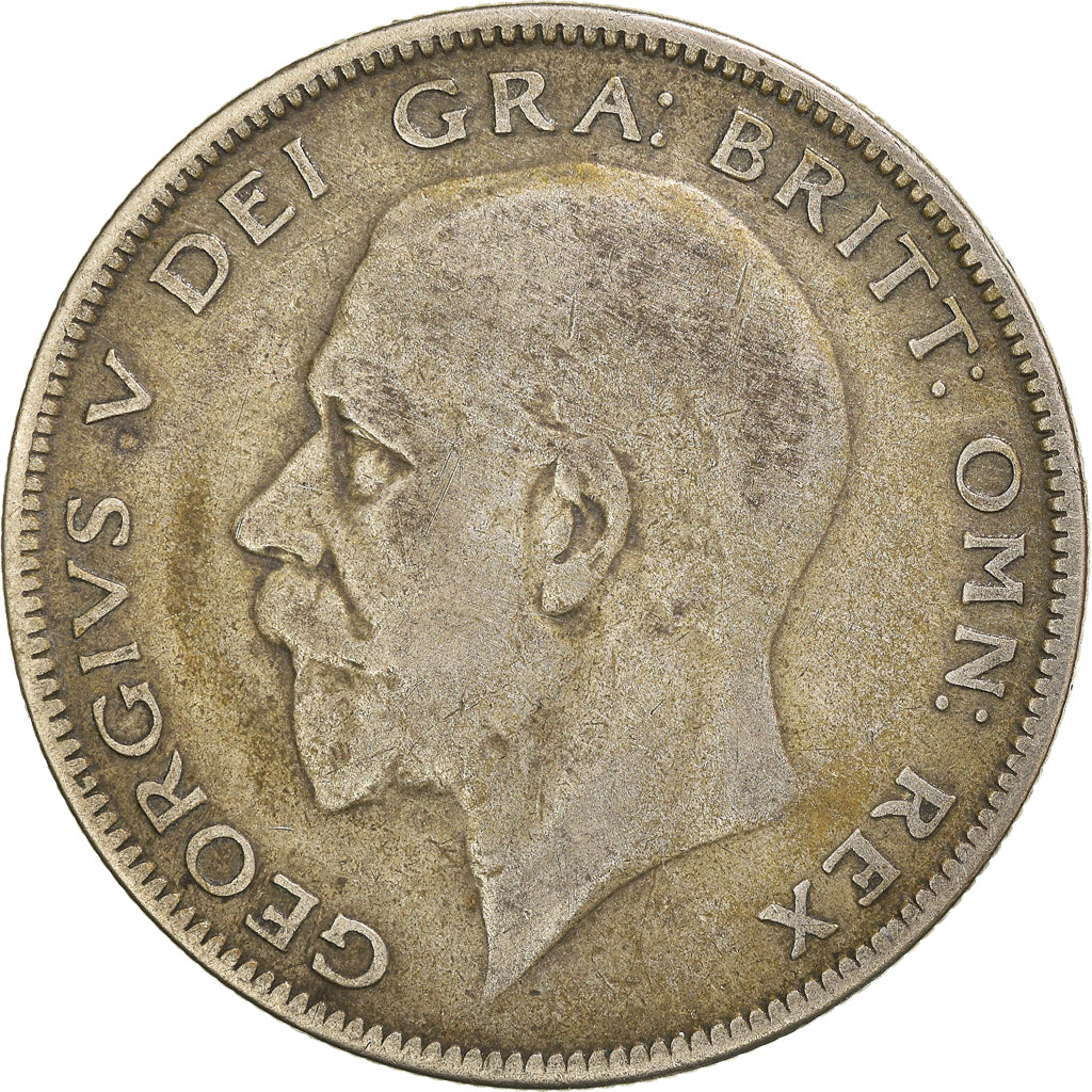 Coin, Great Britain, George V, 1/2 Crown, 1929, VF(30-35), Silver, KM:835