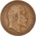Coin, Great Britain, Edward VII, Penny, 1902, VF(30-35), Bronze, KM:794.1