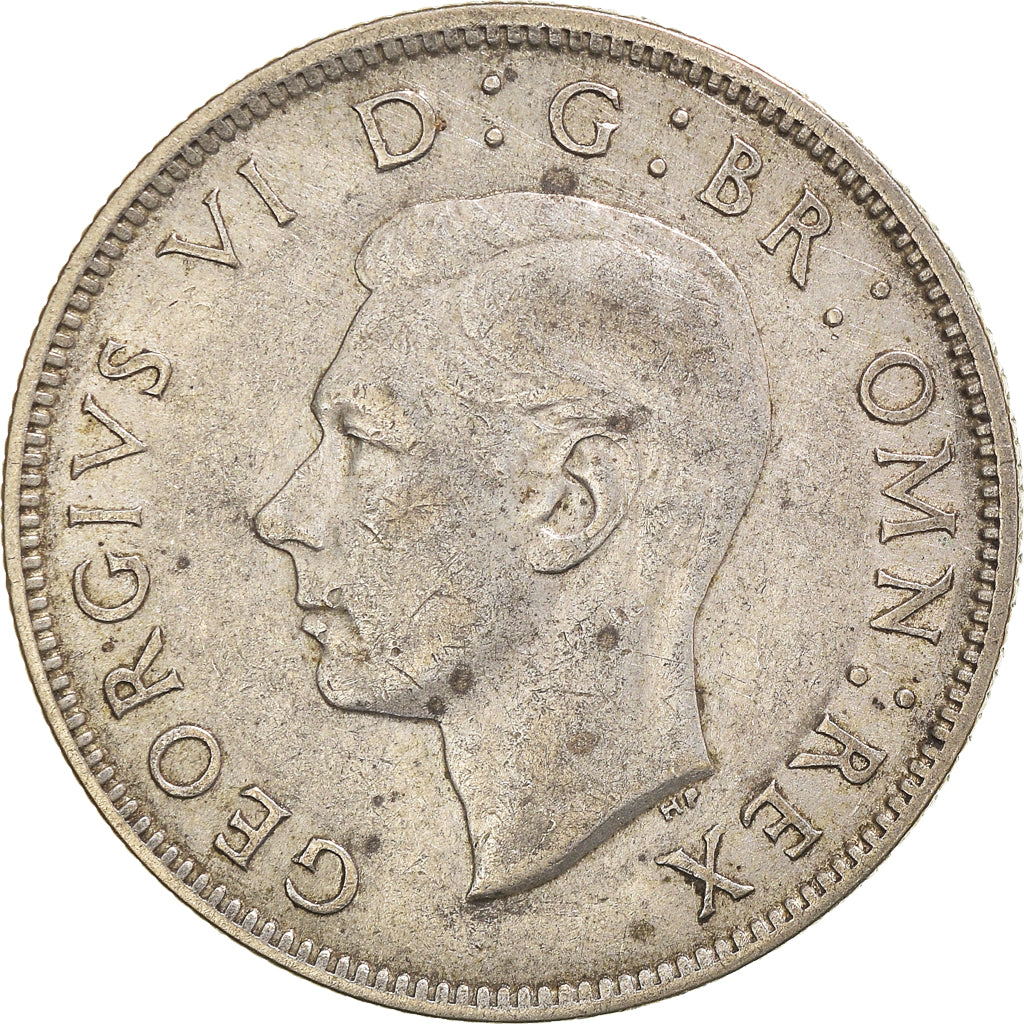 Coin, Great Britain, George VI, Florin, Two Shillings, 1942, EF(40-45), Silver