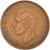 Moneta, Australia, George VI, Penny, 1943, BB, Bronzo, KM:36